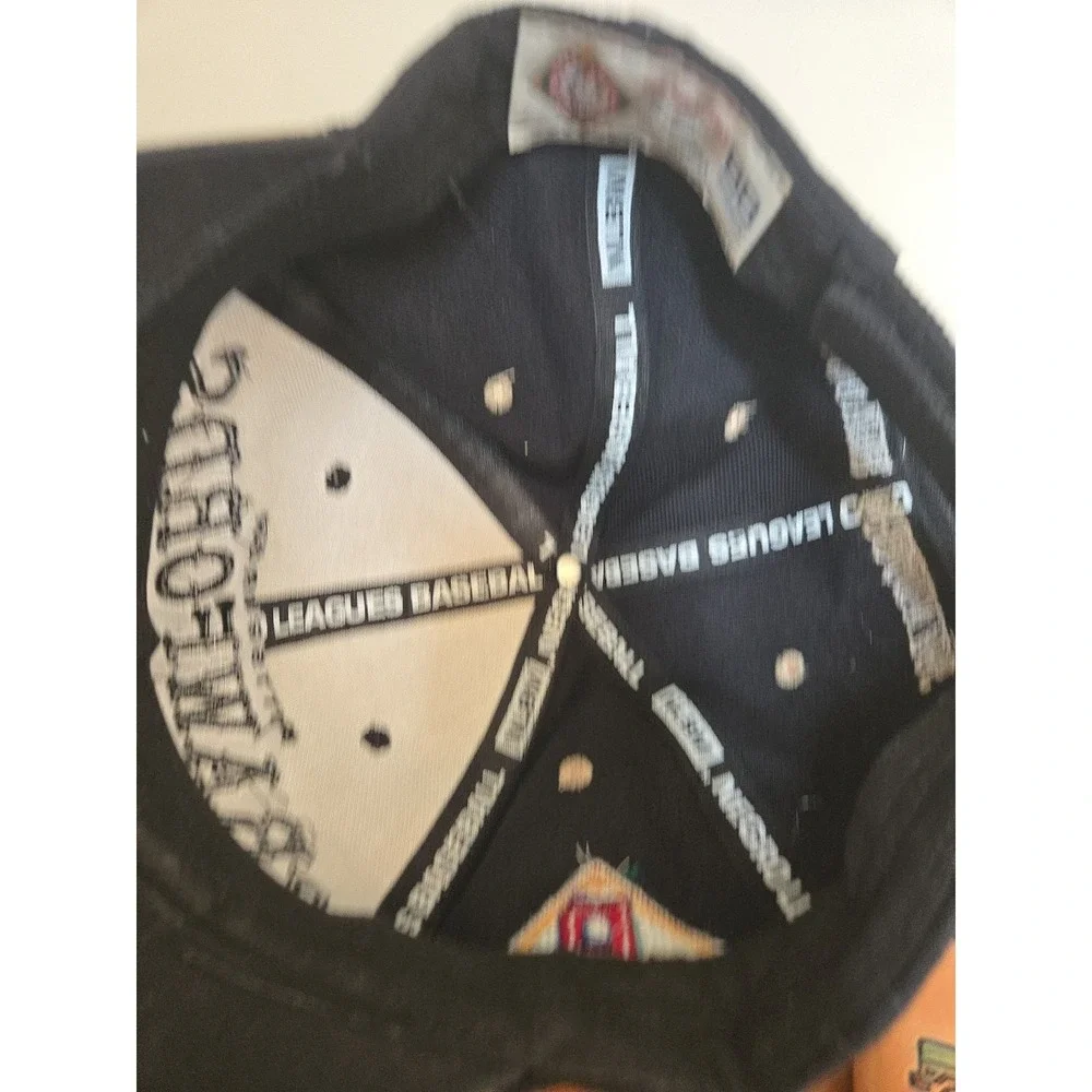 Vintage Pittsburgh Crawfords Negro League Hat BB Headwear Black Tan NLBM Cap